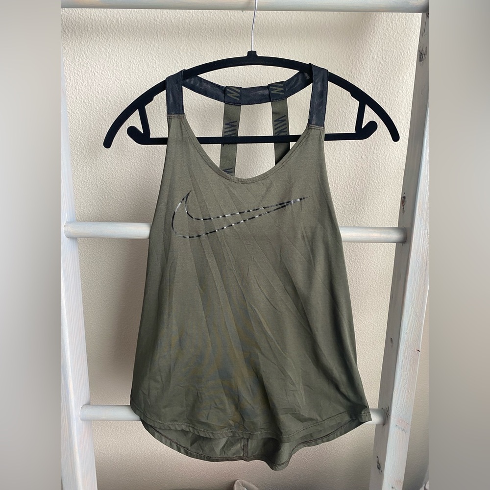 Olive Green Nike Workout Tank Top!